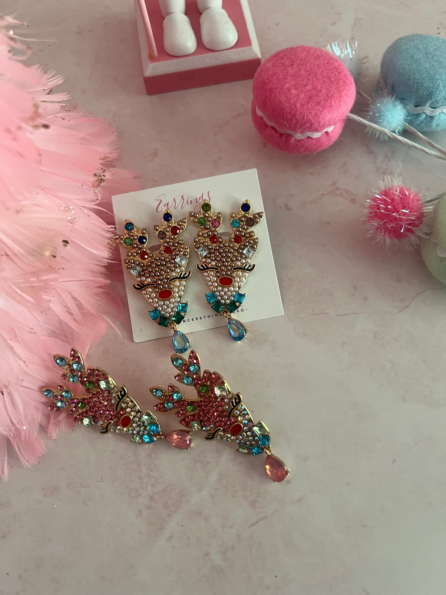 Reindeer Earrings