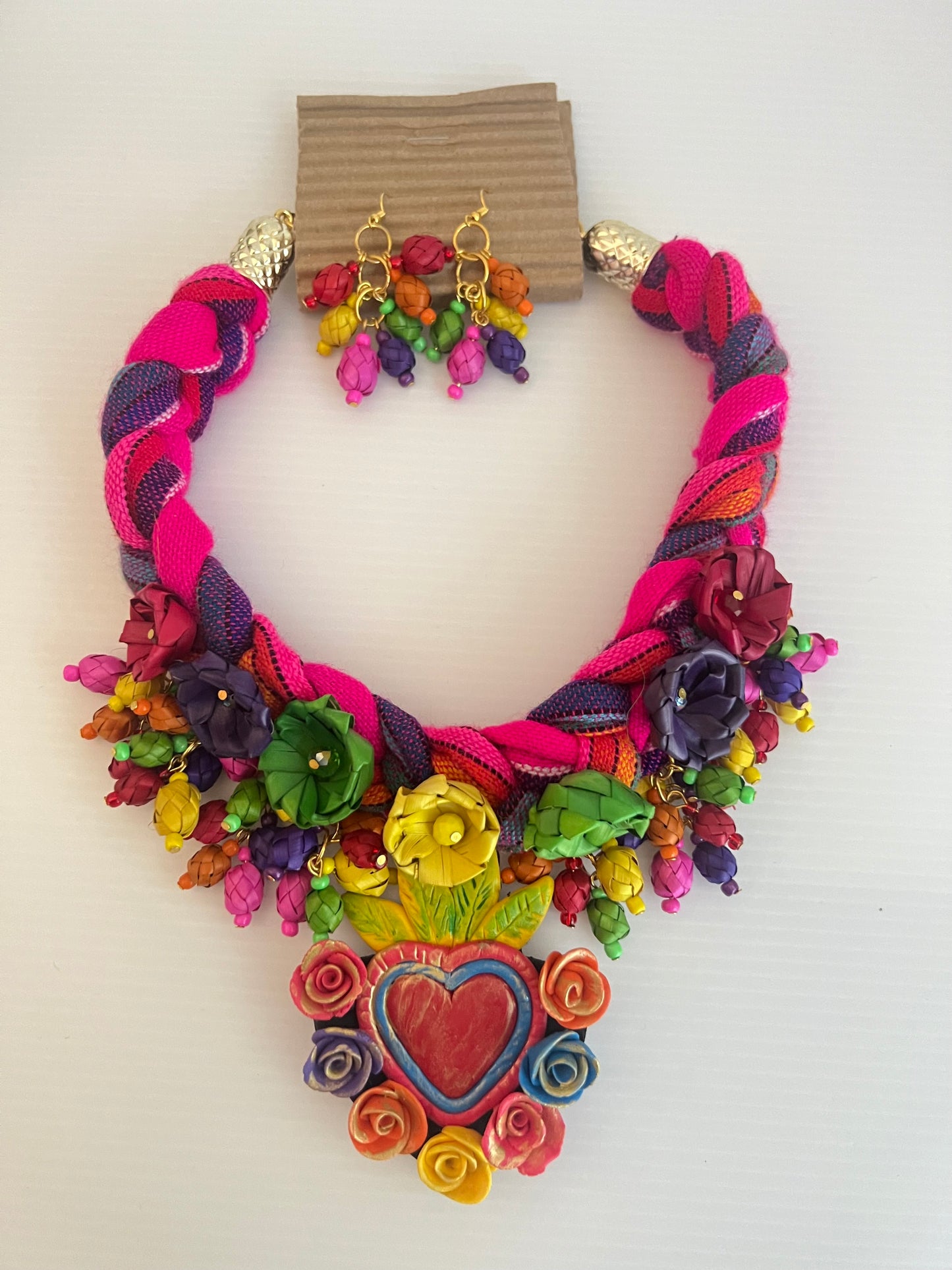 Corazon Set Earrings + Necklace