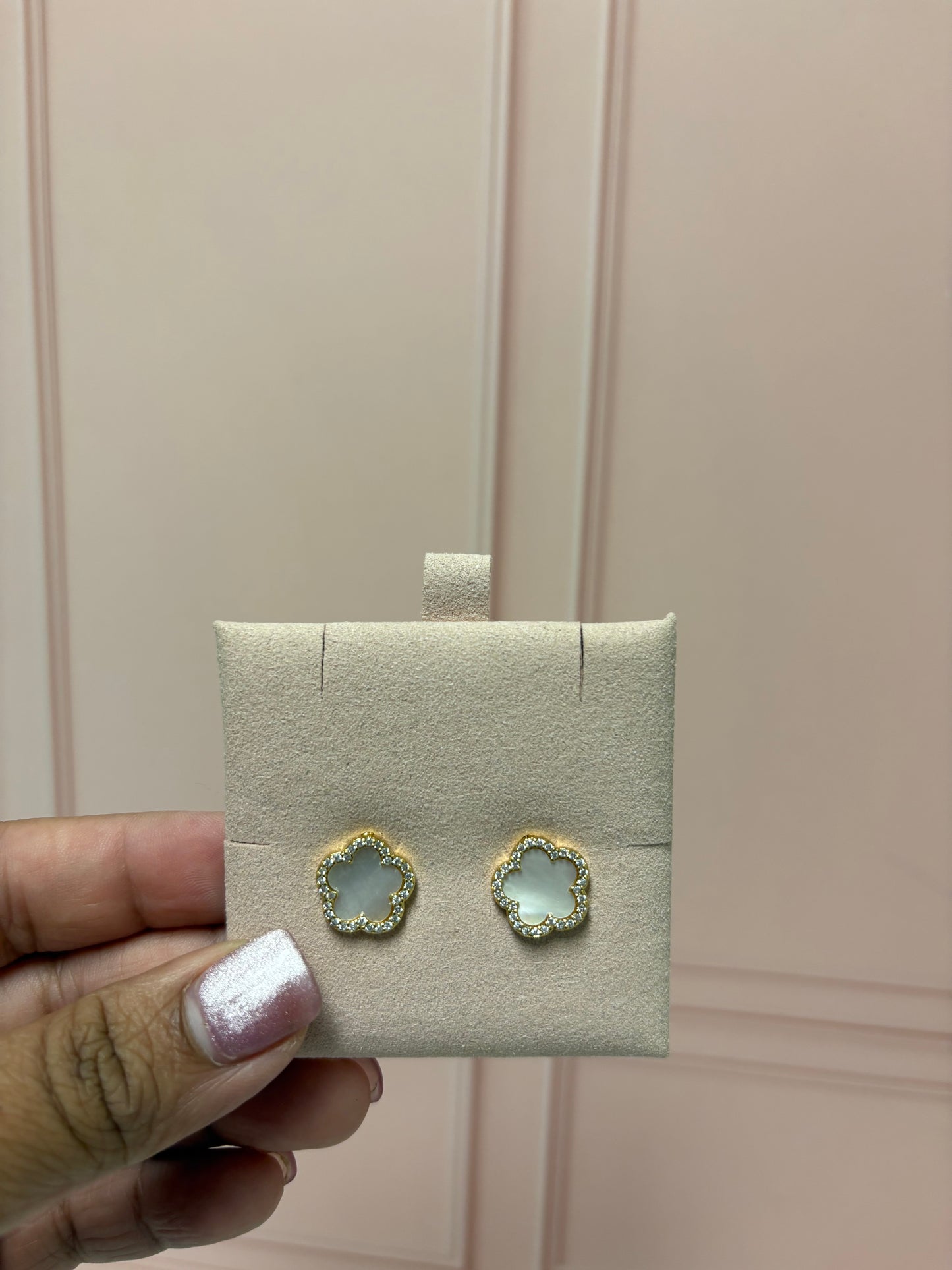 Van mini sparkly stud