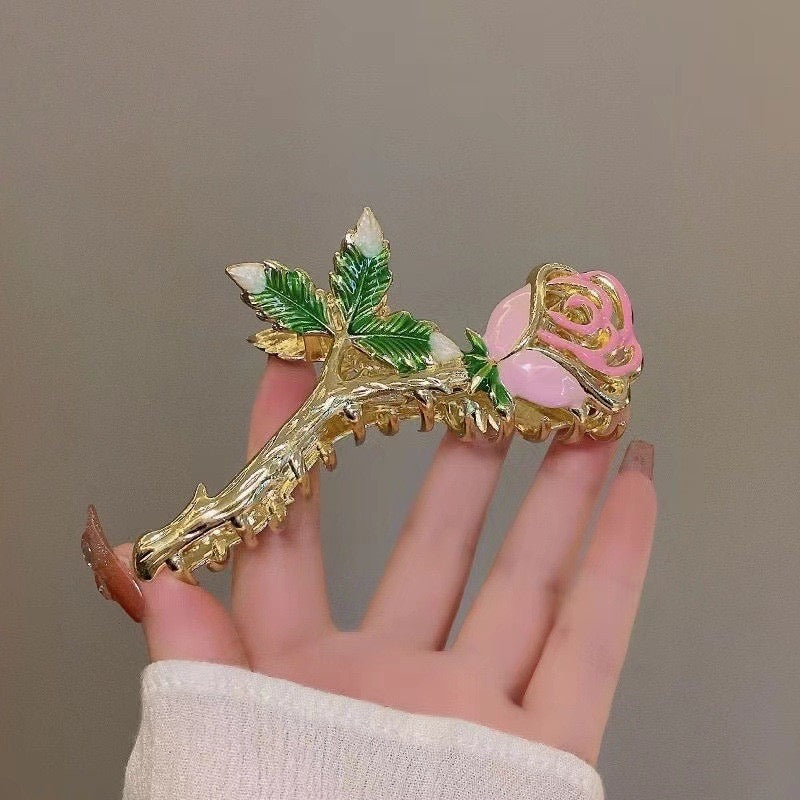 Rose Hair Clip