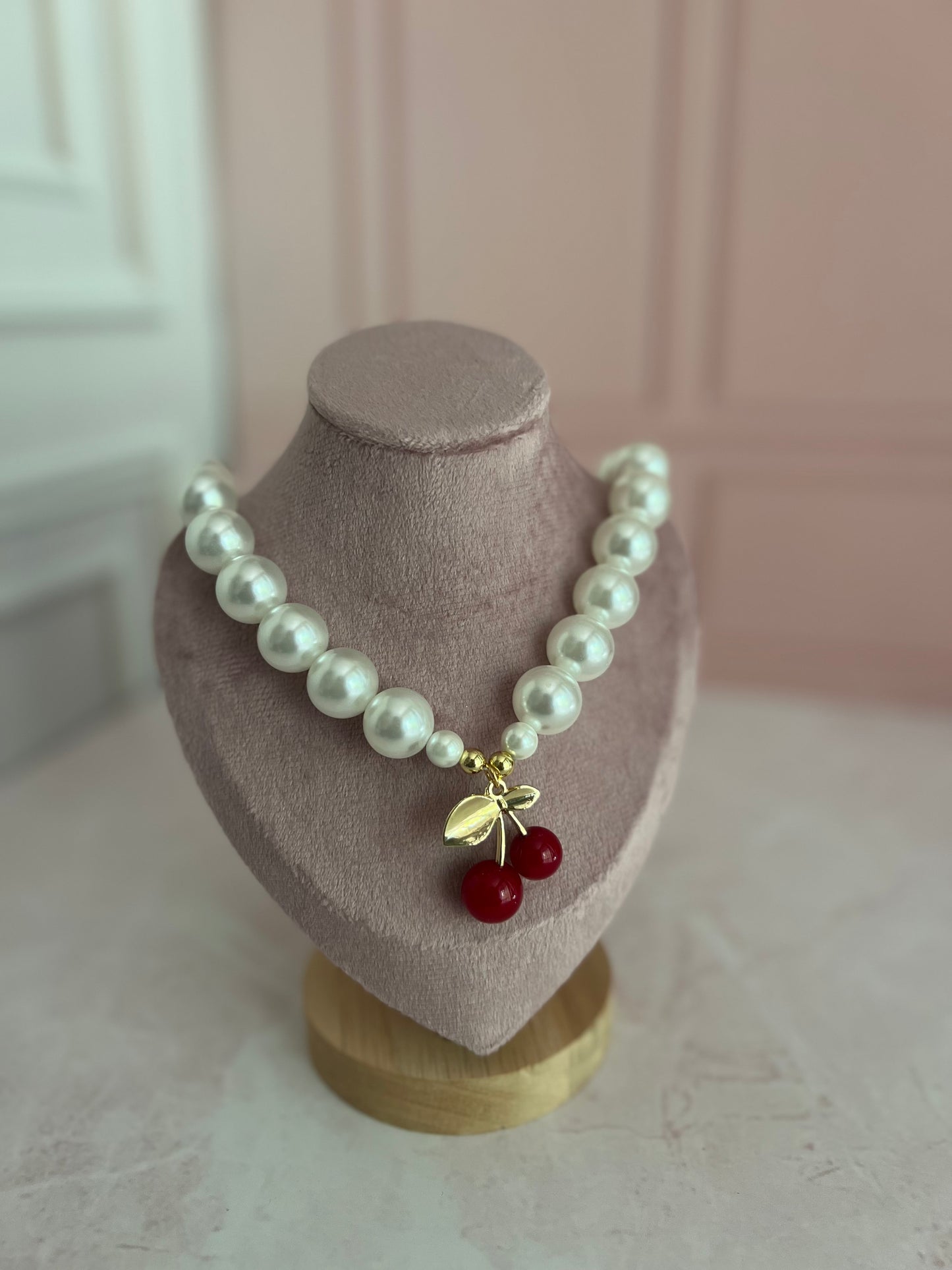 Chunky Cherry Necklace
