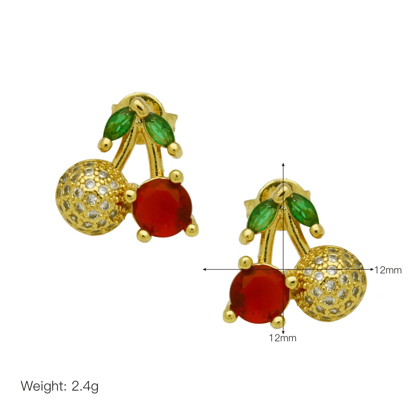 Cherrie Love Stud Earrings