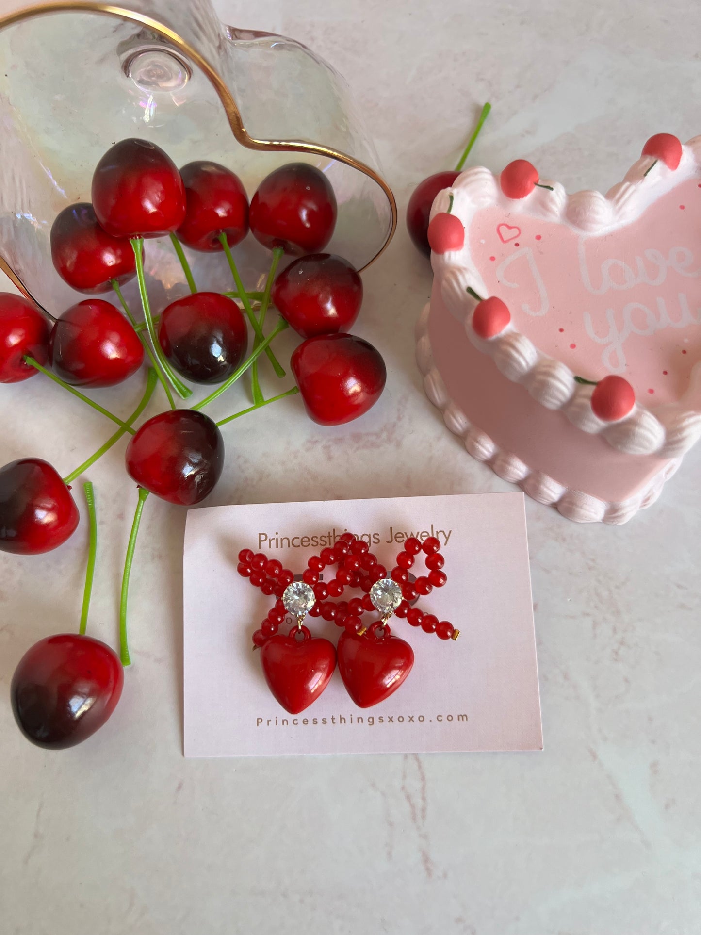 Coquette Heart Earrings