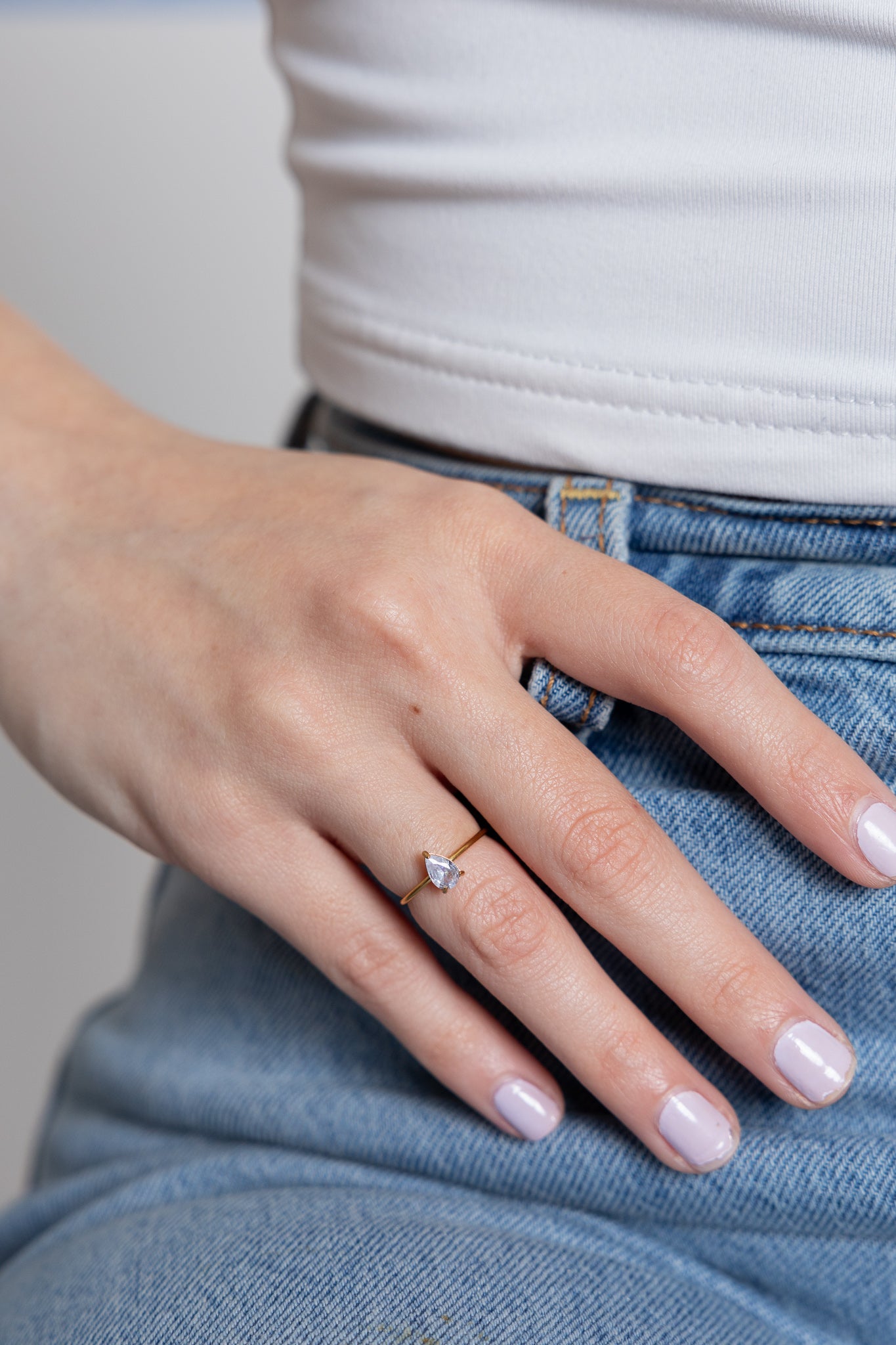 Diamond Ring Adjustable
