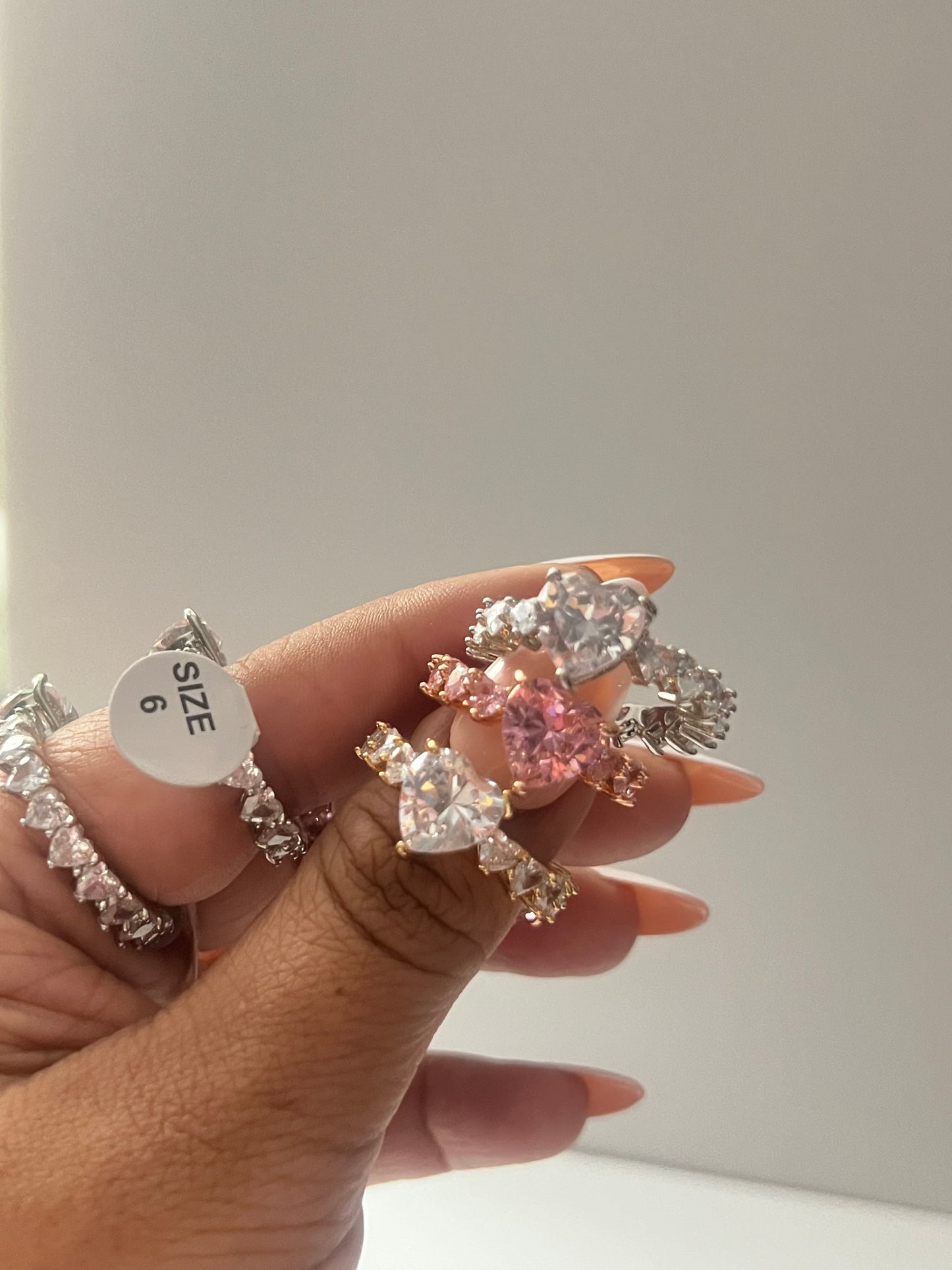 Corazon Stone Heart Rings