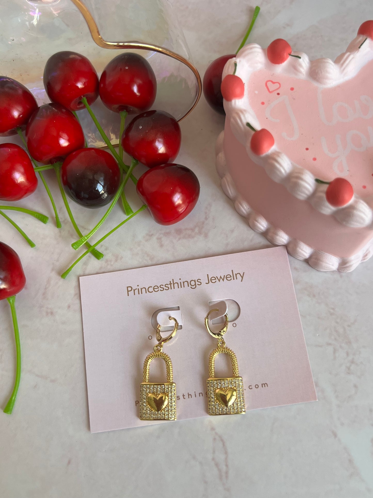 Lock me in Earrings