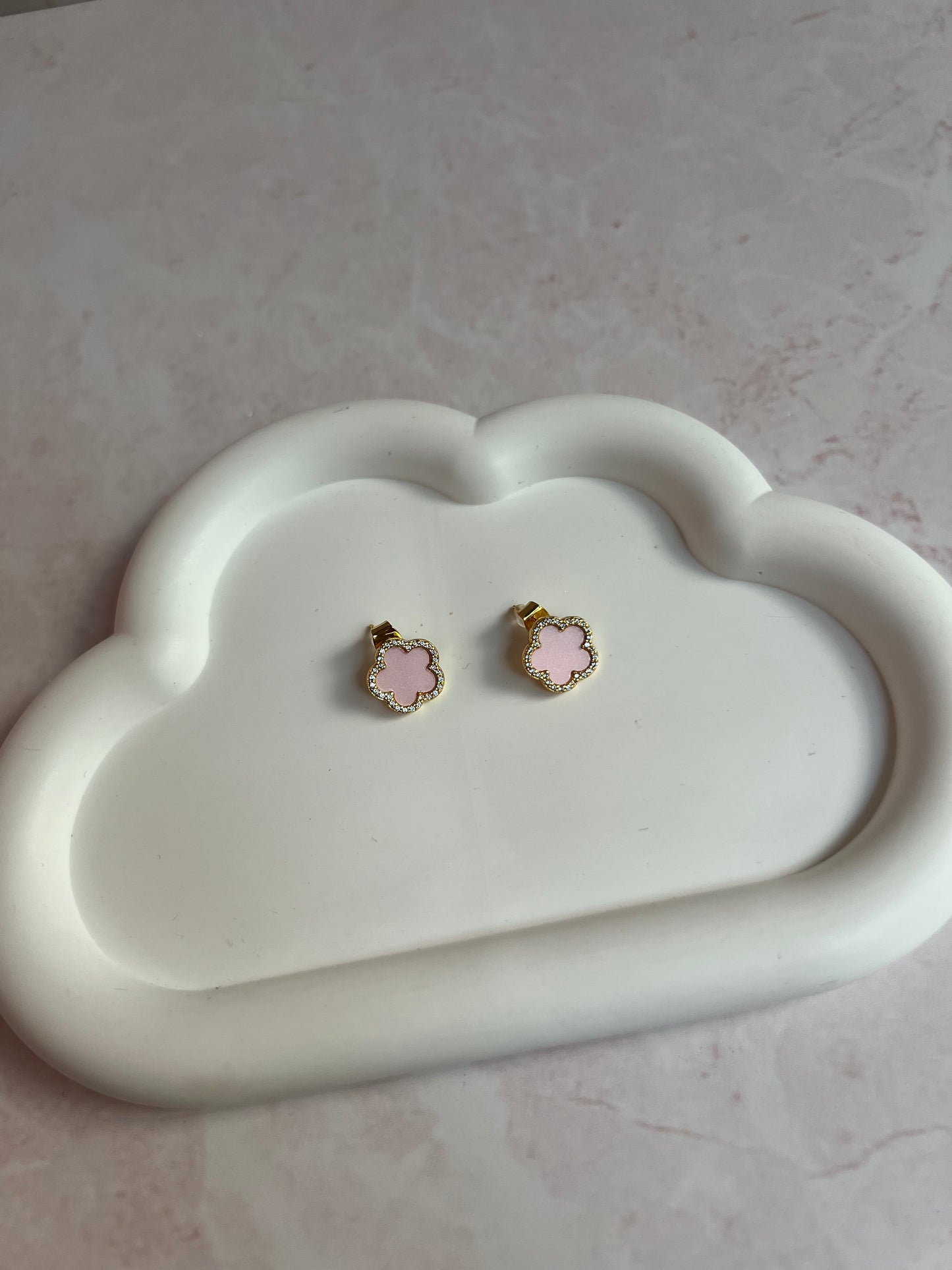 Pink Van Earrings #01