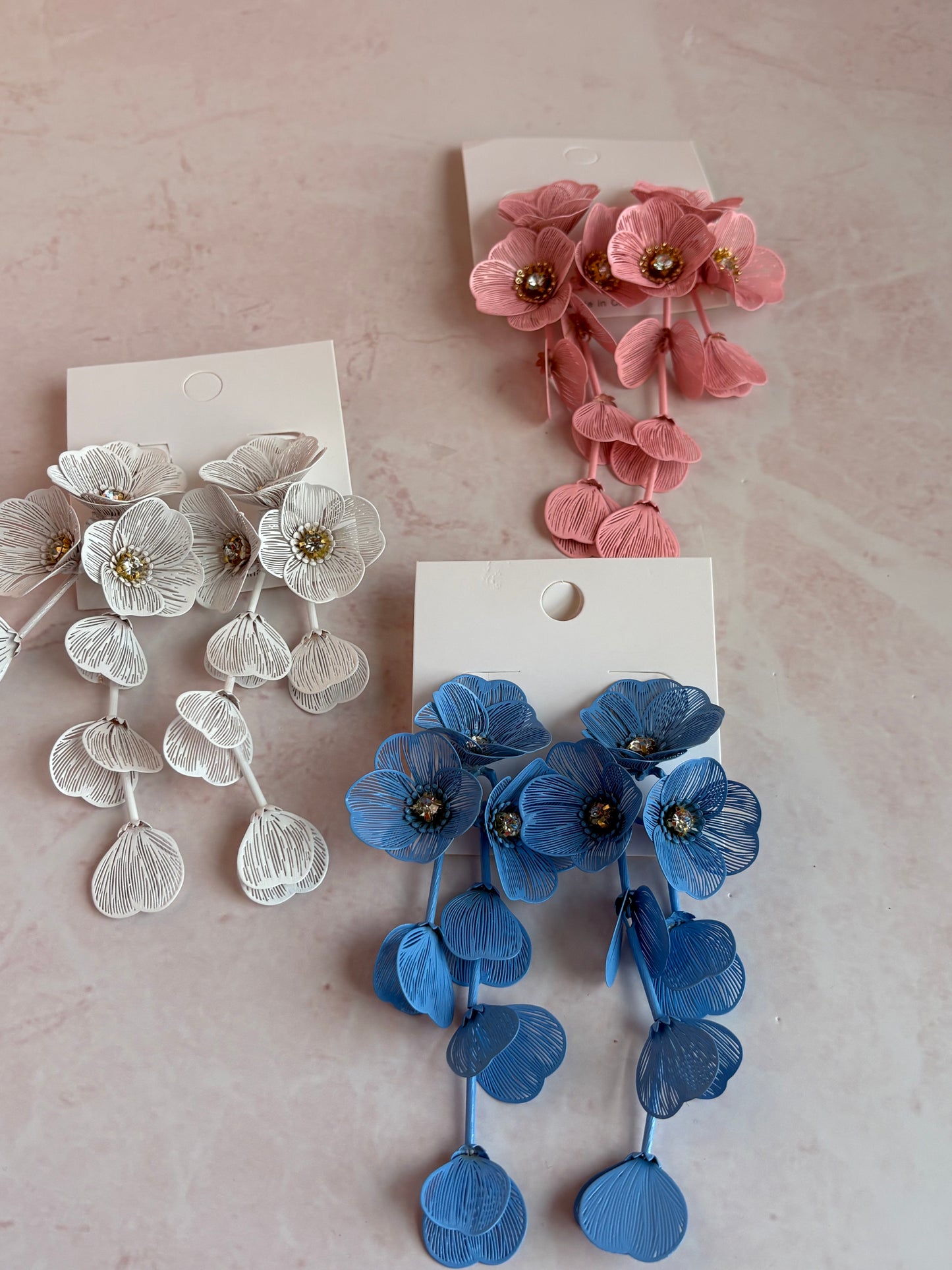 Spring bouquet earrings