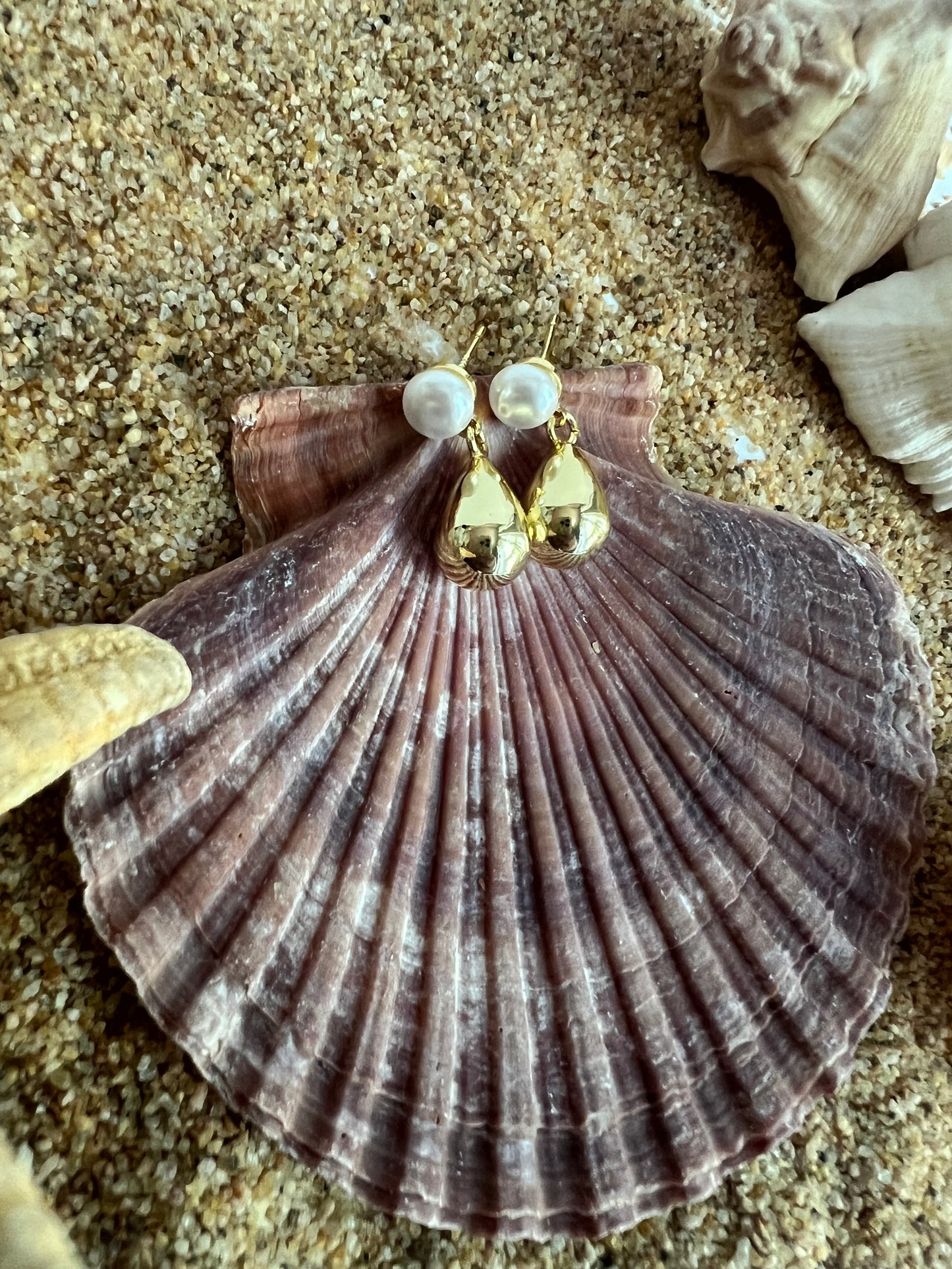 Bronzed Earrings
