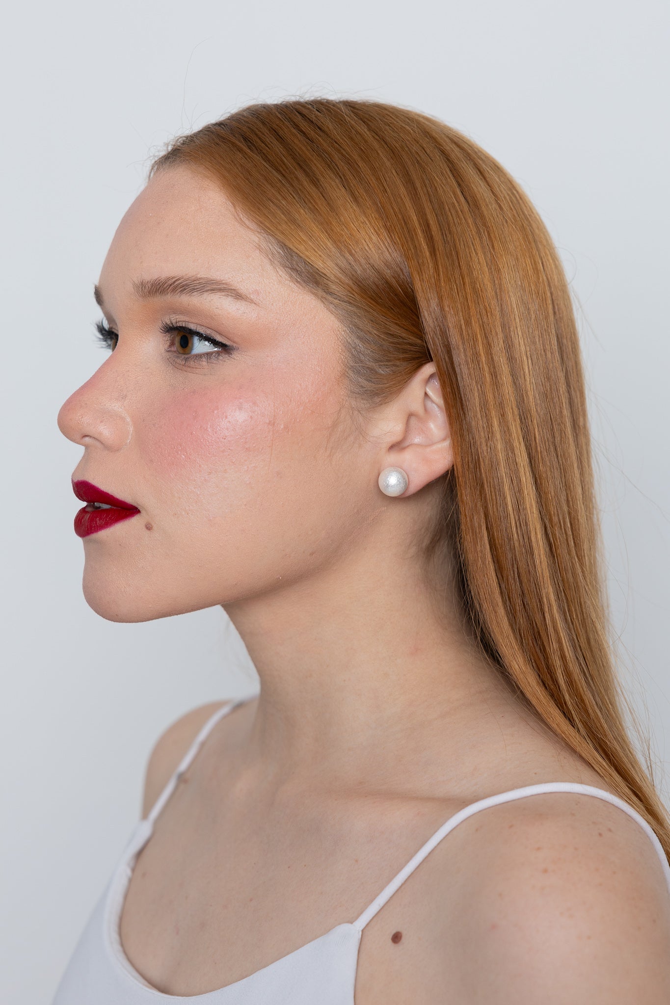 Small Dainty Pearl Earrings