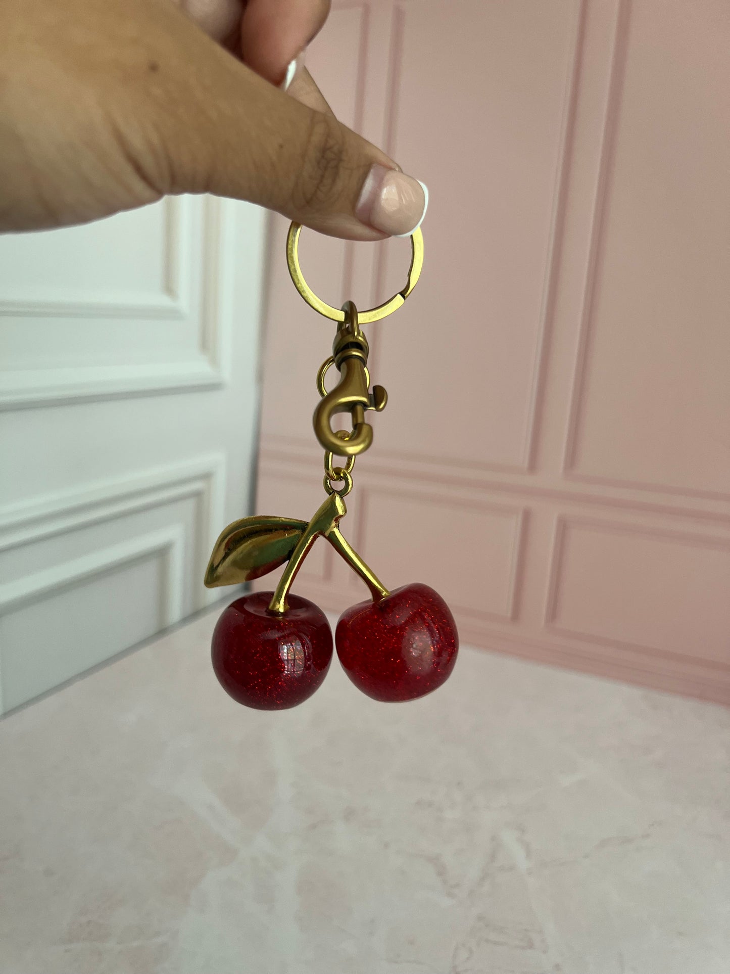 Cherry Keychain