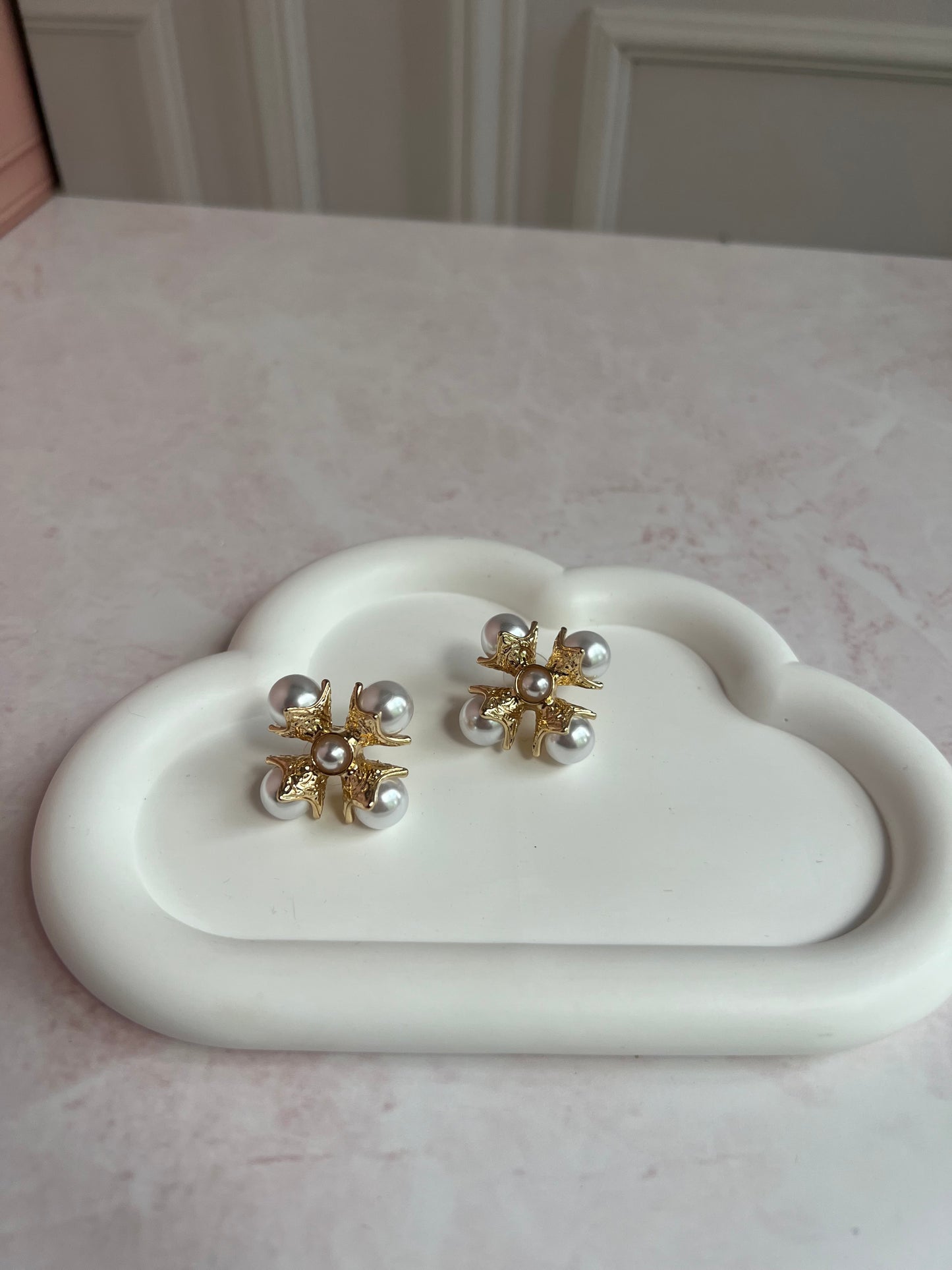 Pearl Statement Earring