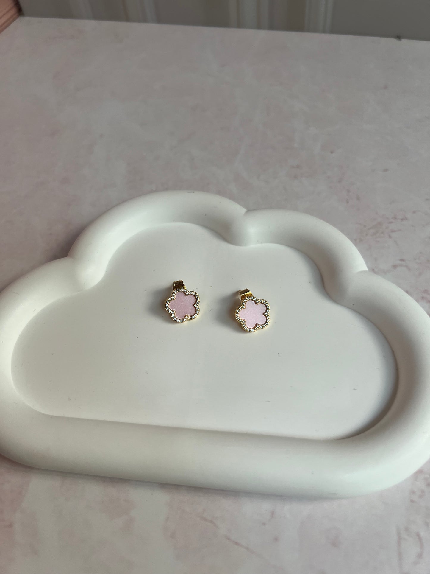 Pink Van Earrings #01