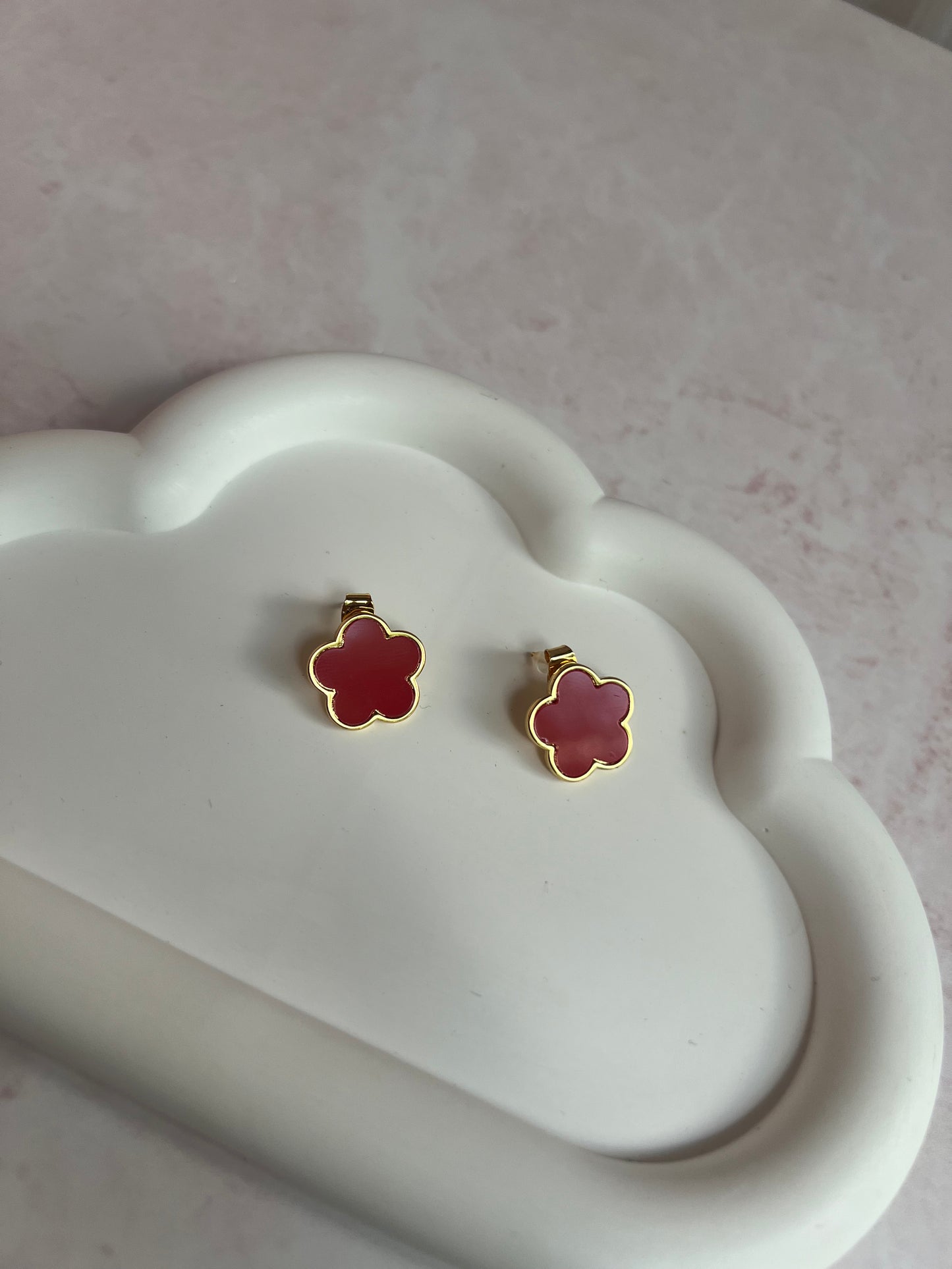 Van Red Earrings