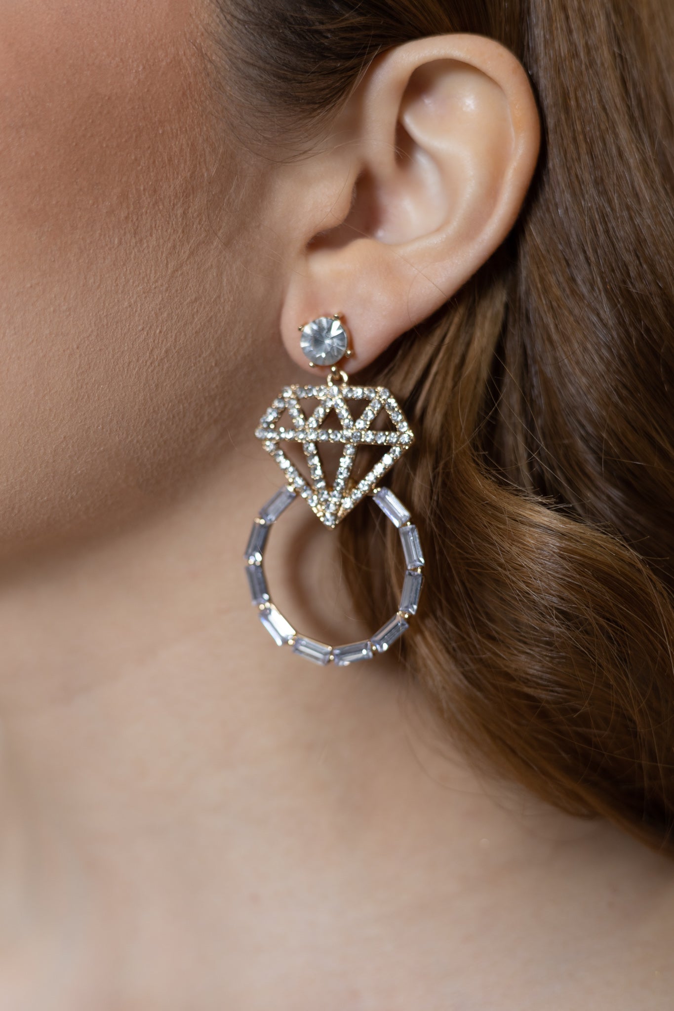 Engagement Ring Earring