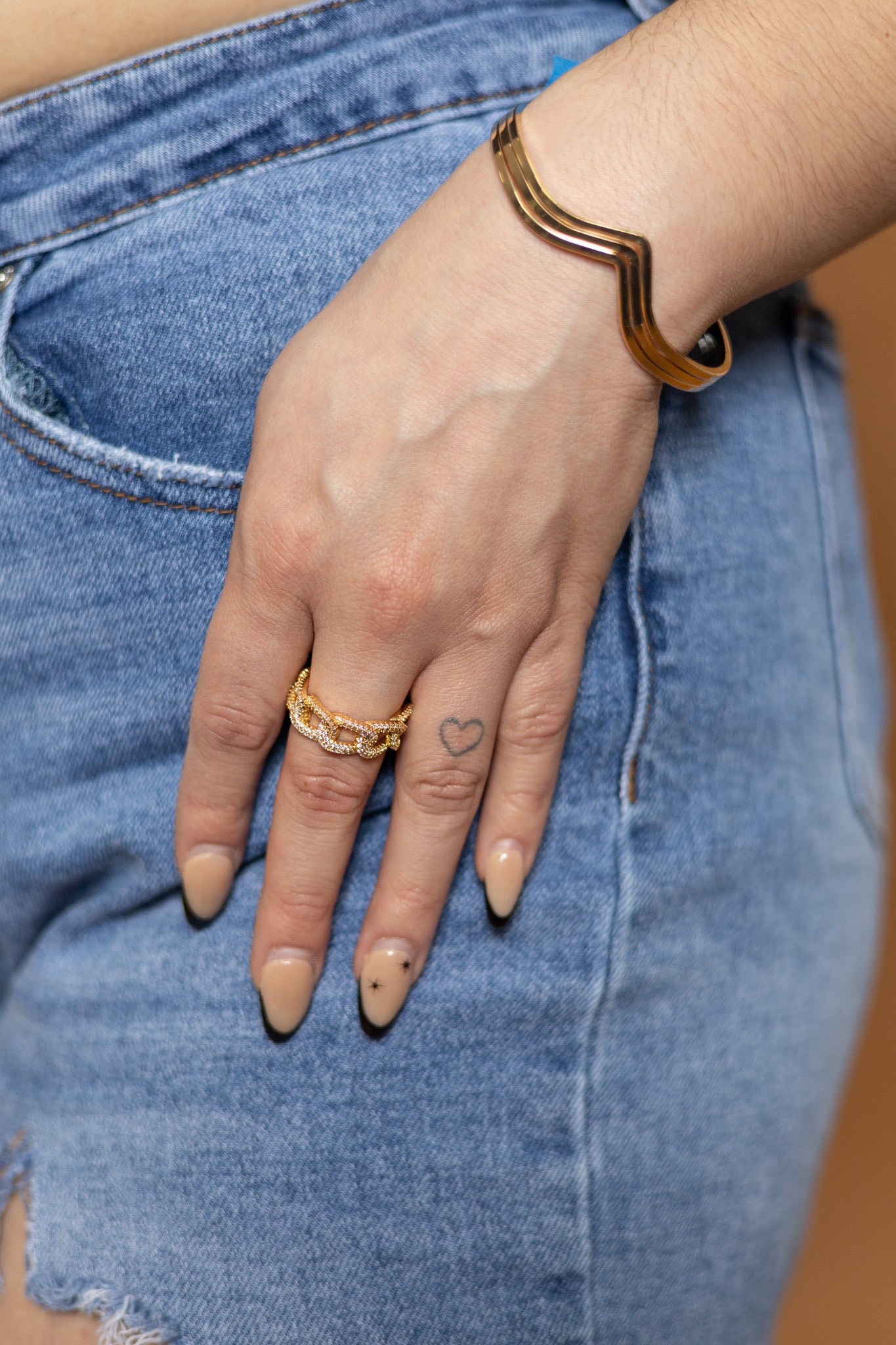 Open back ring