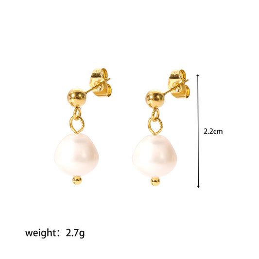 Luciana pearl earrings