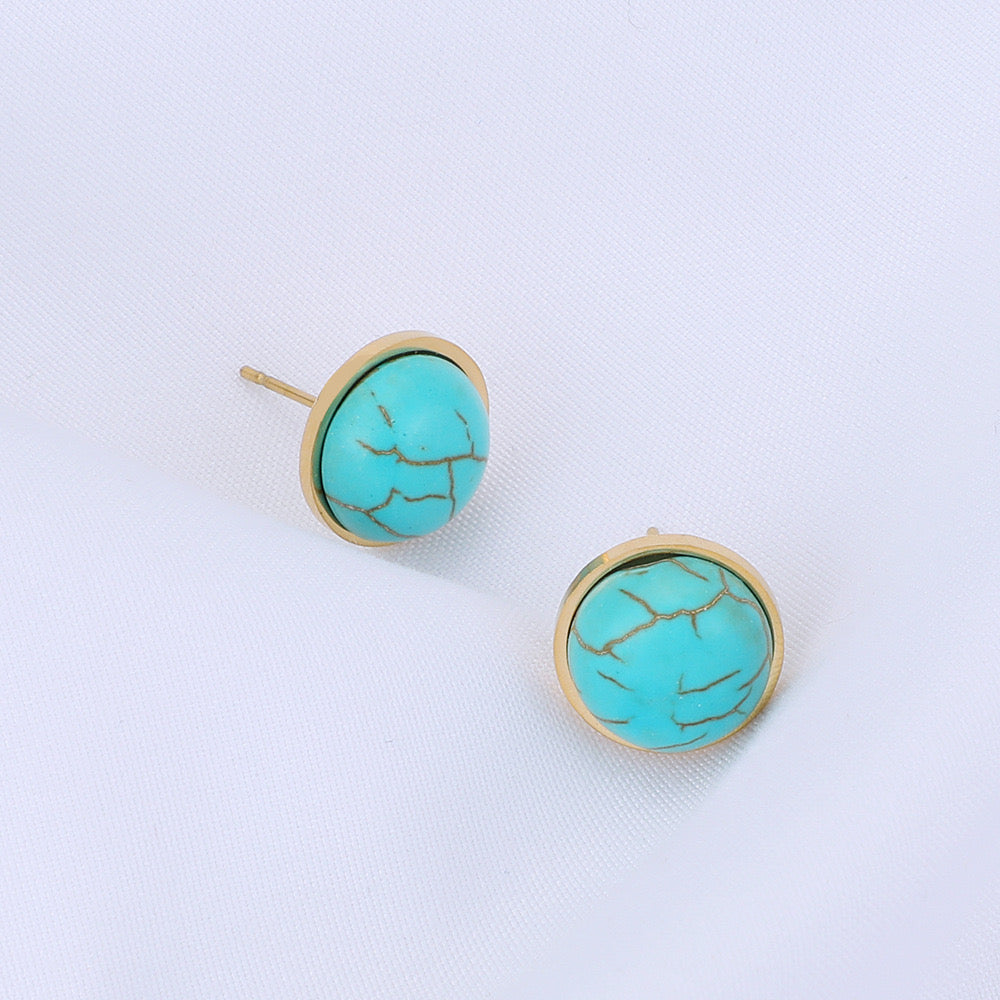 Teal Studs