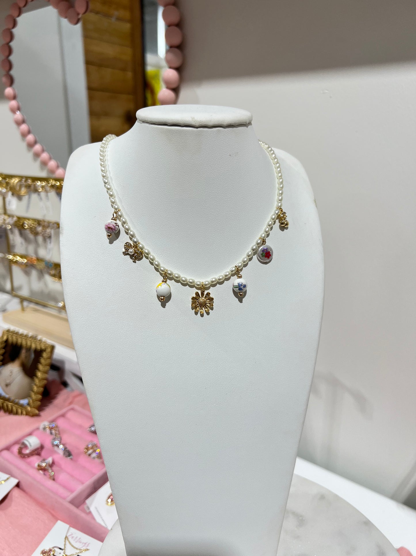 Cherry charm necklace