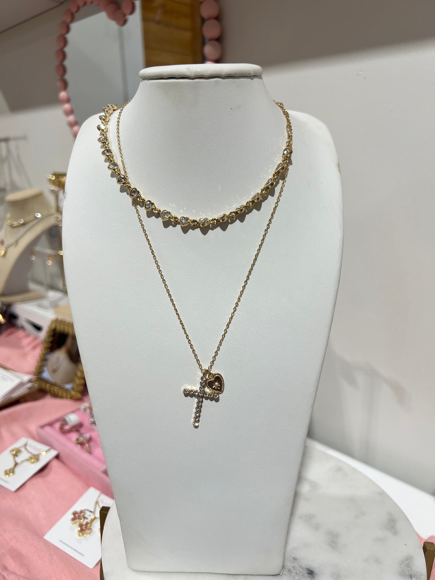 Crossed Necklace