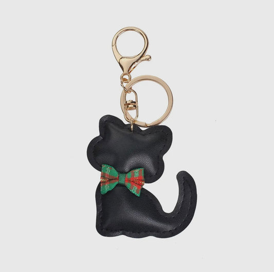 Black kitty Keychain