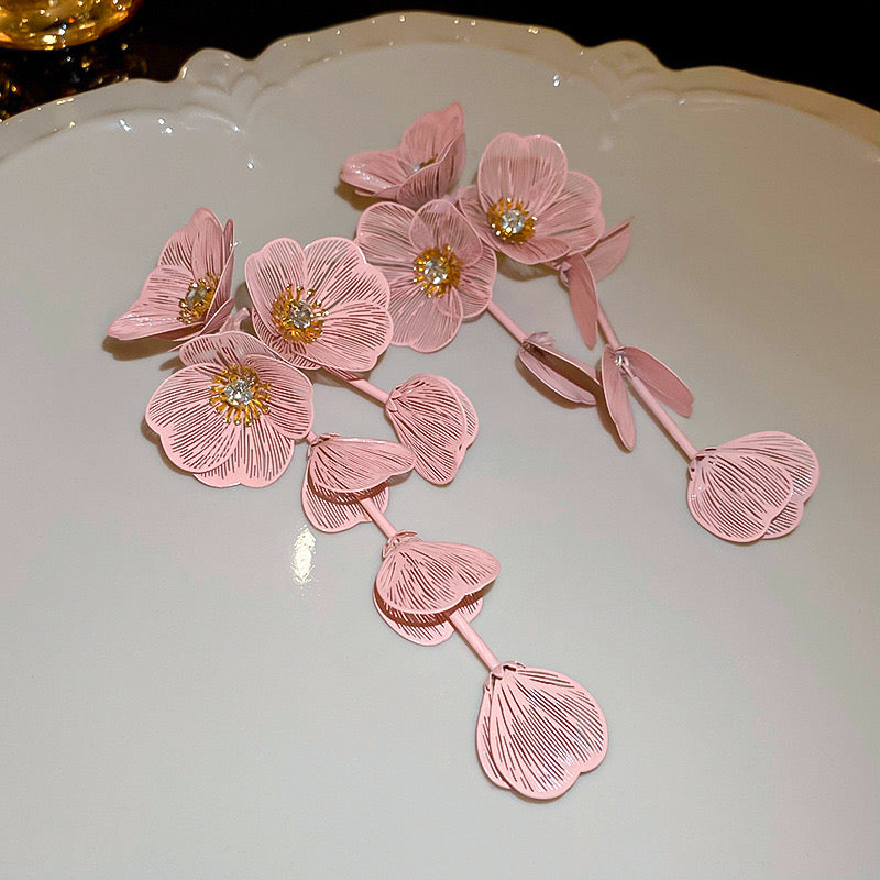 Spring bouquet earrings