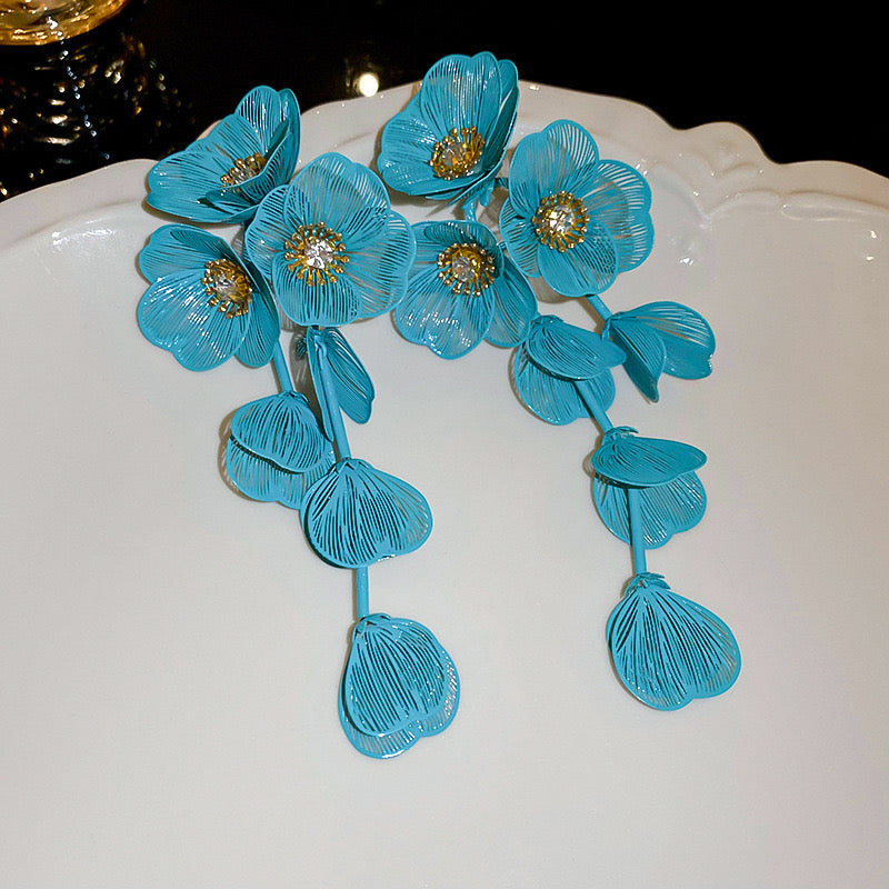 Spring bouquet earrings