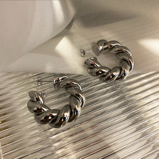 Twisted Chunky Hoop